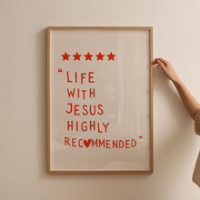 Trendy Christian Wall Art, Life Cute Jesus Wall Art, Aesthetic Red Christian Print Religious Home Decor Christian Dorm Decor Baptism Gift 1868793020