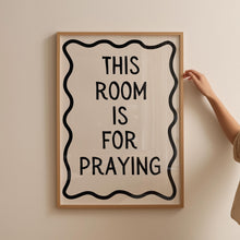 Trendy Christian Wall Art, Pray Wall Art, Maximalist Wall Art, Christian Home Decor, Christian poster, Apartment Wall Art, Praying Print 1870788144