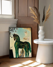 Trojan Horse by Salvador Dali Print, Salvador Dali Exhibition Poster, Dali wall art, Dali wall decor, Surrealism Poster, Mid Century Modern 1363111966