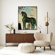 Trojan Horse by Salvador Dali Print, Salvador Dali Exhibition Poster, Dali wall art, Dali wall decor, Surrealism Poster, Mid Century Modern 1363111966