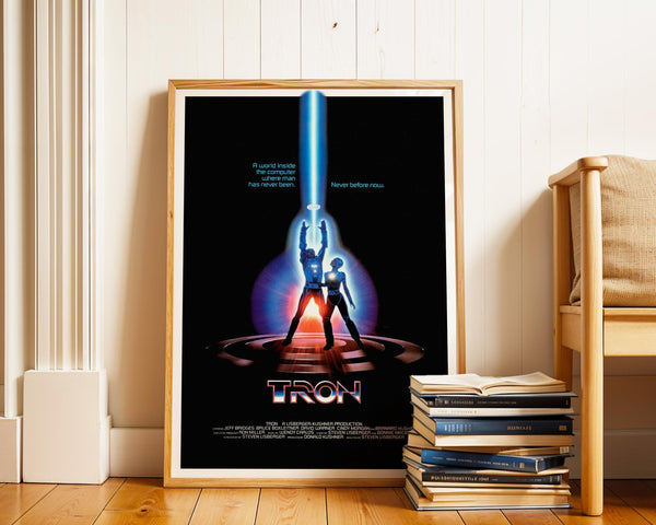 Tron Movie Poster 1982 Sci-Fi Film Art (Digital Download) 971257962