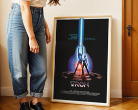 Tron Movie Poster 1982 Sci-Fi Film Art (Digital Download) 971257962