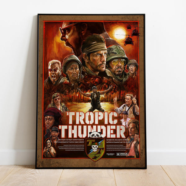 Tropic Thunder Poster, Movie Print, Wall Art, Gift for Film Fans 1906391853 - Copy