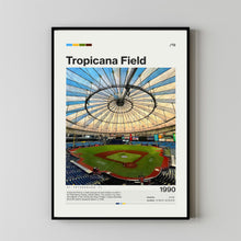 Tropicana Field Poster, Tampa Bay Rays Poster Print, MLB Stadium Poster, Baseball Fan Gift Print