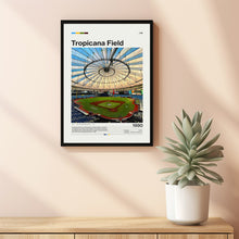 Tropicana Field Poster, Tampa Bay Rays Poster Print, MLB Stadium Poster, Baseball Fan Gift Print