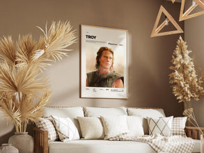 Troy Poster, Brad Pitt Poster, Wolfgang Petersen's Film Troy Print Poster, The Iliad by Homer on Cinema, Movie Wall Art Idea 4296829084