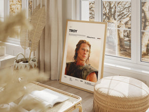 Troy Poster, Brad Pitt Poster, Wolfgang Petersen's Film Troy Print Poster, The Iliad by Homer on Cinema, Movie Wall Art Idea 4296829084