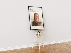Troy Poster, Brad Pitt Poster, Wolfgang Petersen's Film Troy Print Poster, The Iliad by Homer on Cinema, Movie Wall Art Idea 4296829084
