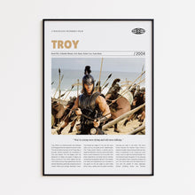 Troy, Wolfgang Petersen, Retro Movie Poster, Custom Movie Poster 4421170419