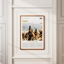 Troy, Wolfgang Petersen, Retro Movie Poster, Custom Movie Poster 4421170419