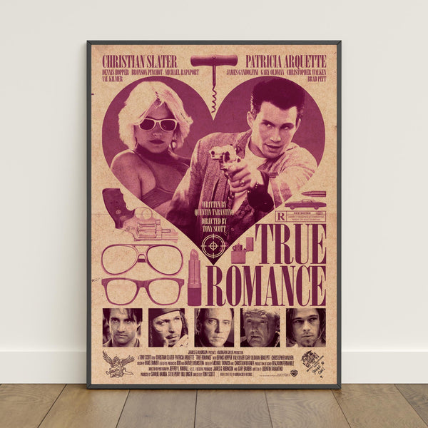 True Romance Poster  Retro Print  Wall Art  Home Decor  Gift Poster  Movie Poster 1836712909