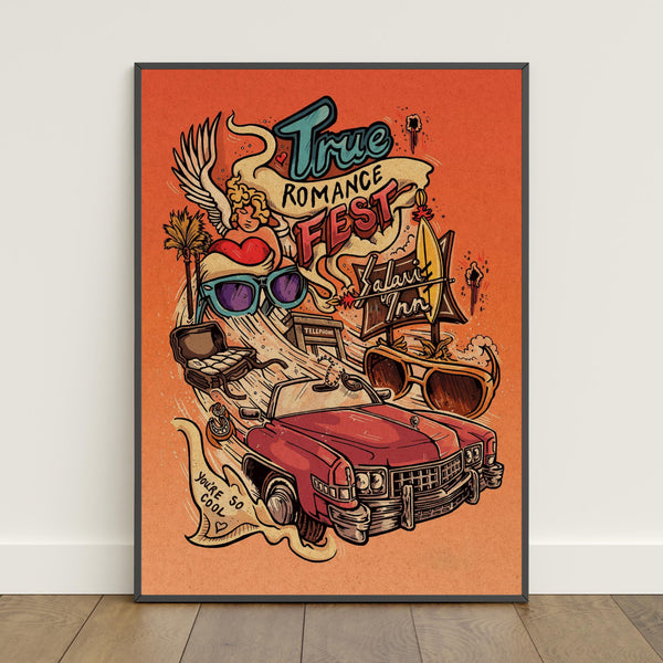 True Romance Poster  Retro Print  Wall Art  Home Decor  Gift Poster  Movie Poster 1836712909 - Copy (4)