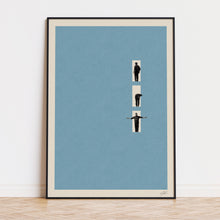 Truman Show Inspired Poster  Mid Century Modern Poster  Minimalist Poster  Retro Art Print  Wall Art  Minimalist Home Decor 1675781013