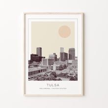 Tulsa Poster Print, Tulsa Travel Poster, Tulsa Minimalistic Wall Art, Tulsa, Oklahoma, United States 1868248094