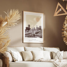 Tulsa Poster Print, Tulsa Travel Poster, Tulsa Minimalistic Wall Art, Tulsa, Oklahoma, United States 1868248094