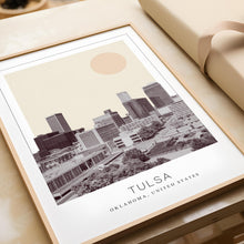 Tulsa Poster Print, Tulsa Travel Poster, Tulsa Minimalistic Wall Art, Tulsa, Oklahoma, United States 1868248094