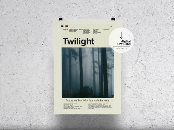 Twilight  Minimalist Movie Poster 1441061748