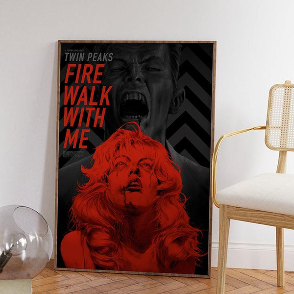 Twin Peaks Fire Walk With Me Movie Poster, High Definition Canvas Art Print 4307898755 - Copy