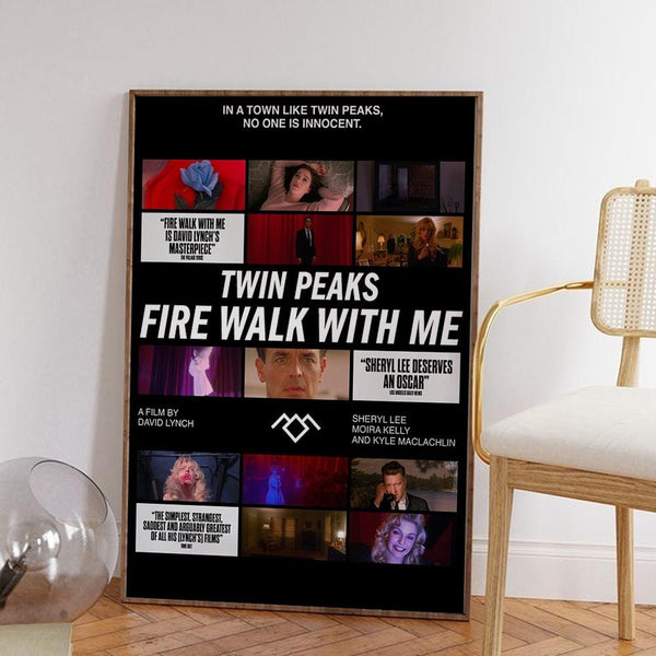 Twin Peaks Fire Walk With Me Movie Poster, High Definition Canvas Art Print 4307898755 - Copy (6)
