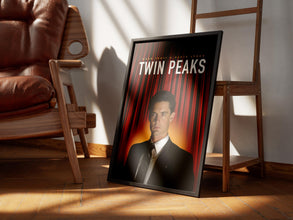 Twin Peaks Movie Poster, Film Poster, Gift for Movie Lovers, Retro Wall Art Print, David Lynch Movie Poster, Original Design, Gift for Him 1872848988