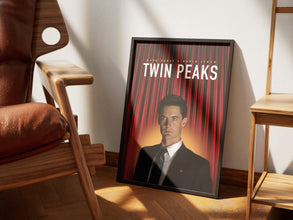 Twin Peaks Movie Poster, Film Poster, Gift for Movie Lovers, Retro Wall Art Print, David Lynch Movie Poster, Original Design, Gift for Him 1872848988