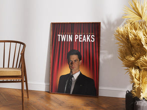 Twin Peaks Movie Poster, Film Poster, Gift for Movie Lovers, Retro Wall Art Print, David Lynch Movie Poster, Original Design, Gift for Him 1872848988