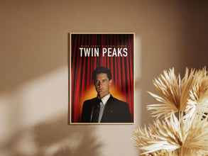 Twin Peaks Movie Poster, Film Poster, Gift for Movie Lovers, Retro Wall Art Print, David Lynch Movie Poster, Original Design, Gift for Him 1872848988