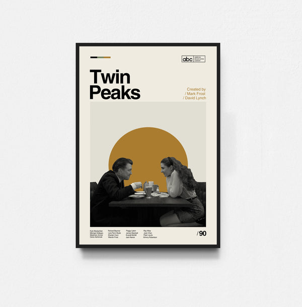 Twin Peaks Poster, Twin Peaks Tv Series Poster, Film Poster, Midcentury Art, Minimalist Art, Retro Poster, Vintage Poster, Home Decor 1793452138