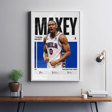 Tyrese Maxey #0 Poster Phila Basketball Wall Art 1