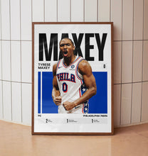 Tyrese Maxey #0 Poster Phila Basketball Wall Art 1