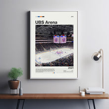 UBS Arena Poster, New York Islanders Poster Print, NHL Arena Poster, Hockey Fan Gift Print