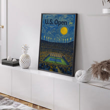 US Open Poster, Minimalist, Helvetica, Mid-Century Modern, Us Open Travel Print, US Open Wall Art, US Open Print, Us Open Queens New York