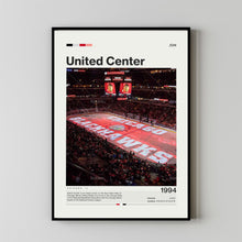 United Center Poster, Chicago Blackhawks Poster Print, NHL Arena Poster, Hockey Fan Gift Print