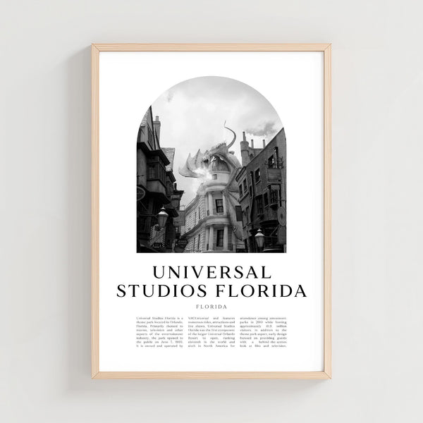 Universal Studios Florida Travel Poster, Universal Studios Florida Print, Universal Studios Florida Wall Art, Florida City Art  NA352M 4342765793