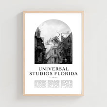 Universal Studios Florida Travel Poster, Universal Studios Florida Print, Universal Studios Florida Wall Art, Florida City Art  NA352M 4342765793