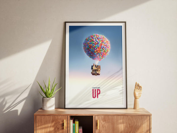 Up Movie Poster, Minimalist Print, Gift for Movie Lover, Wall Art Design, Up Minimal Movie Poster, Wall Decor Idea, Gift Idea, Gift for Her 1887347583