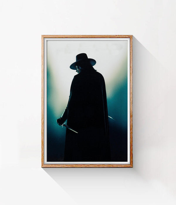 V for Vendetta Movie Poster Dystopian Film Art (Digital Download) 963278539