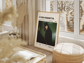 V for Vendetta Movie Poster, Alternative Movie Poster Print, Dystopian Action Film Poster, V for Vendetta Film Print Wall Art 1879687179