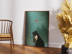 V for Vendetta Movie Poster, Print Film Poster, James McTeigue Movie, Film Poster, Wall Art, Retro Poster, Gift Idea,Movie Wall Art 1872600802