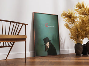 V for Vendetta Movie Poster, Print Film Poster, James McTeigue Movie, Film Poster, Wall Art, Retro Poster, Gift Idea,Movie Wall Art 1872600802