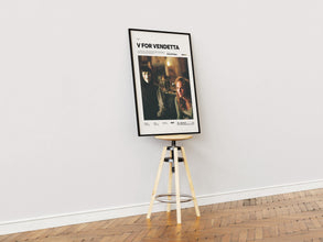 V for Vendetta Poster, Natalie Portman Poster, Hugo Weaving Poster, The Wachowskis Film V for Vendetta Print, V Poster, Movie Wall Art Idea 4355090570