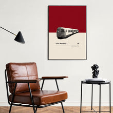 V for Vendetta  Car in Movie Series  Mid Century Modern Poster  Minimalist Poster  Retro Art Print  Classic Movie  Gifts for him 1718049730