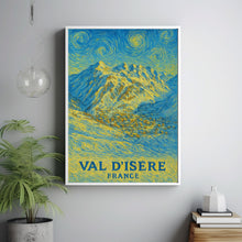Val d’Isere Print, Val d’Isere Photo Poster, Val d’Isere Travel Wall Art, Val d’Isere Map Print, Val d’Isere Van Gogh Style Print, France