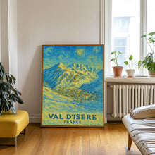 Val d’Isere Print, Val d’Isere Photo Poster, Val d’Isere Travel Wall Art, Val d’Isere Map Print, Val d’Isere Van Gogh Style Print, France