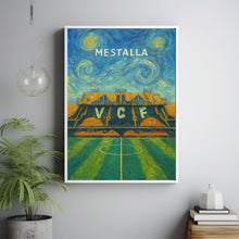 Valencia Football Minimalist Poster, Mestalla Stadium Art Print