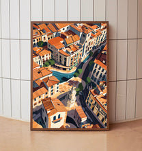 Valencia Travel Poster, Travel Print of Valencia, Spain Poster, Valencia Wall Art Lovers Gift, Spain Art 2