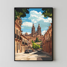 Valencia Travel Poster, Travel Print of Valencia, Spain Poster, Valencia Wall Art Lovers Gift, Spain Art 3