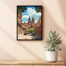 Valencia Travel Poster, Travel Print of Valencia, Spain Poster, Valencia Wall Art Lovers Gift, Spain Art 3