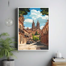 Valencia Travel Poster, Travel Print of Valencia, Spain Poster, Valencia Wall Art Lovers Gift, Spain Art 3