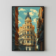 Valencia Travel Poster, Travel Print of Valencia, Spain Poster, Valencia Wall Art Lovers Gift, Spain Art 4